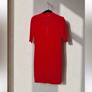 Sharagano Bold Red Mini Dress
